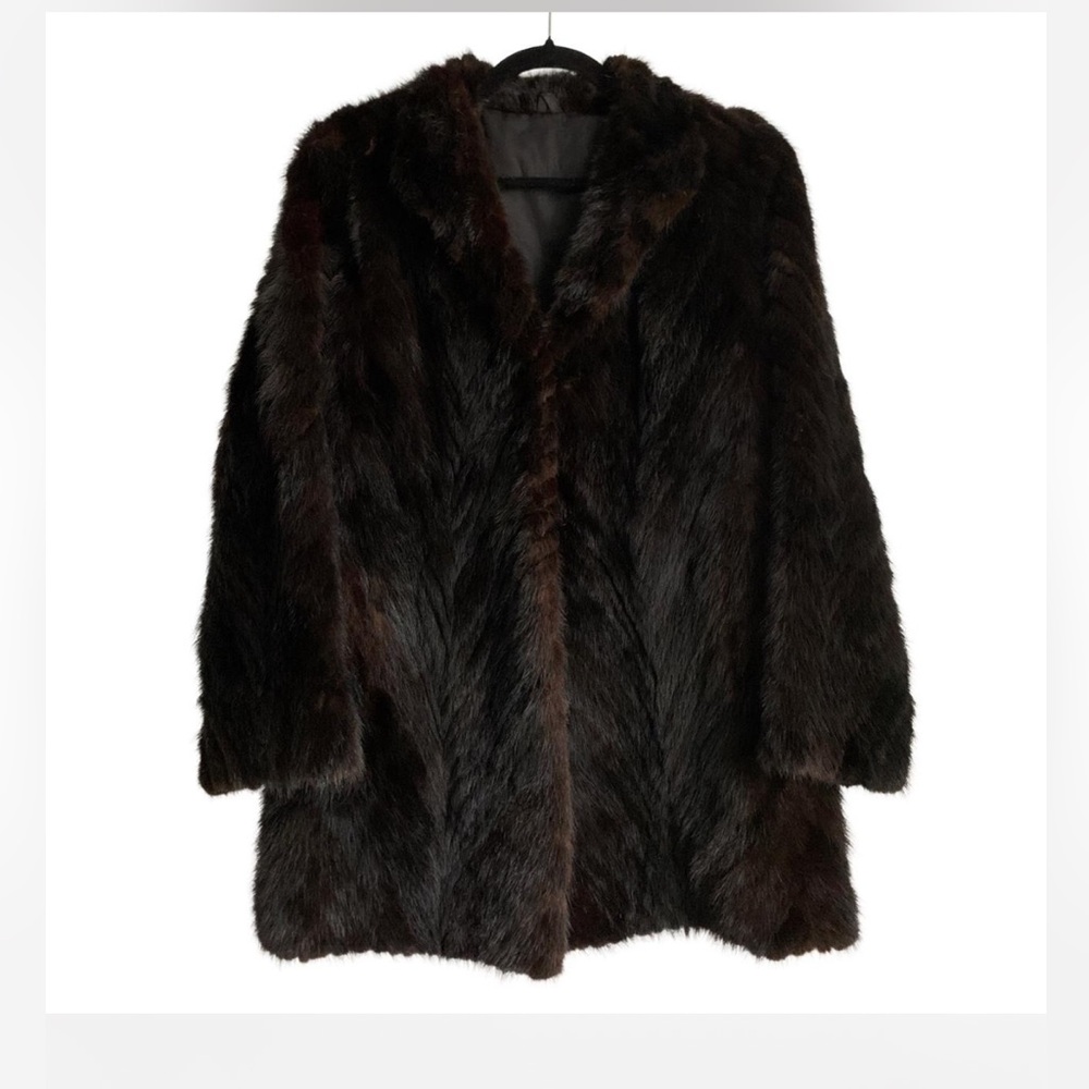 Vintage mink fur coat